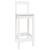 Set mobilier de bar, 5 piese, alb, lemn masiv de pin GartenMobel Dekor