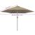 Pânză de schimb umbrelă de soare de exterior gri taupe 300 cm GartenMobel Dekor