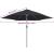Pânză de schimb umbrelă de soare de exterior, negru, 300 cm GartenMobel Dekor
