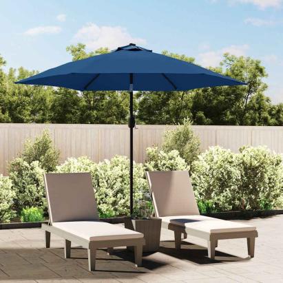 Pânză de schimb umbrelă de soare grădină albastru azuriu 300 cm GartenMobel Dekor