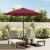 Pânză de schimb umbrelă de soare de exterior roșu bordo 300 cm GartenMobel Dekor