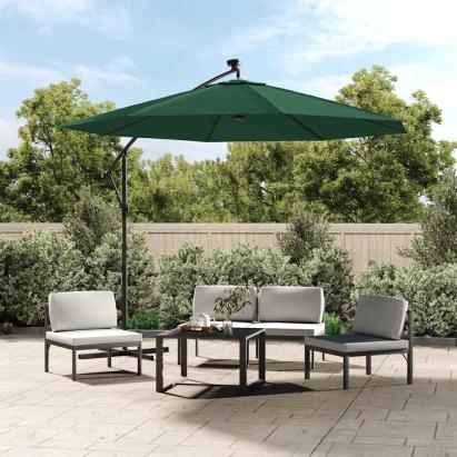 Pânză de schimb umbrelă de soare, verde, 300 cm GartenMobel Dekor