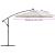 Pânză de schimb umbrelă de soare, alb nisipiu, 300 cm GartenMobel Dekor