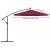Pânză de schimb umbrelă de soare consolă, roșu bordo, 300 cm GartenMobel Dekor