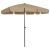 Umbrelă de soare de plajă, taupe, 200x125 cm GartenMobel Dekor