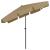 Umbrelă de soare de plajă, taupe, 200x125 cm GartenMobel Dekor