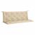 Pernă bancă de grădină, bej, 150x(50+50)x7 cm, material oxford GartenMobel Dekor