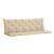 Pernă bancă de grădină, bej, 180x(50+50)x7cm, material oxford GartenMobel Dekor