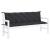 Pernă bancă de grădină, negru, 180x(50+50)x7cm, material oxford GartenMobel Dekor