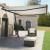 Set stâlp pentru copertină, antracit, 450x245 cm, fier  GartenMobel Dekor