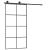 Ușă glisantă cu set feronerie 102,5x205 cm sticlă ESG/aluminiu GartenMobel Dekor