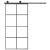 Ușă glisantă cu set feronerie 102,5x205 cm sticlă ESG/aluminiu GartenMobel Dekor