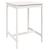 Set mobilier de bar pentru grădină, 5 piese,alb, lemn masiv pin GartenMobel Dekor