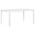 Masă de grădină, alb, 150x90x72 cm, PP GartenMobel Dekor