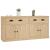 Servante, 2 piese, stejar sonoma, lemn prelucrat GartenMobel Dekor