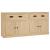 Servante, 2 piese, stejar sonoma, lemn prelucrat GartenMobel Dekor