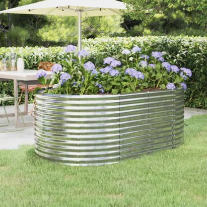Strat înălțat grădină 175x100x68 cm oțel vopsit electrostatic GartenMobel Dekor