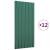 Panouri de acoperiș 12 buc. oțel vopsit verde 80x36 cm GartenMobel Dekor