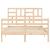 Cadru de pat cu tăblie, 120x200 cm, lemn masiv  GartenMobel Dekor
