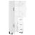 Dulap înalt, alb, 69,5x34x180 cm, lemn compozit GartenMobel Dekor