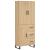 Dulap înalt, stejar sonoma, 69,5x34x180 cm, lemn compozit GartenMobel Dekor