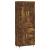 Dulap înalt, stejar fumuriu, 69,5x34x180, lemn compozit GartenMobel Dekor