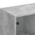 Bibliotecă cu uși, gri beton, 136x37x109 cm, lemn compozit GartenMobel Dekor