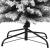 Pom de Crăciun artificial subțire cu zăpadă verde 180 cm PVC GartenMobel Dekor