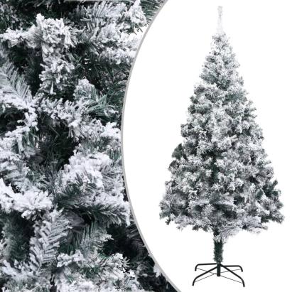 Pom de Crăciun artificial cu zăpadă, verde, 180 cm, PVC GartenMobel Dekor