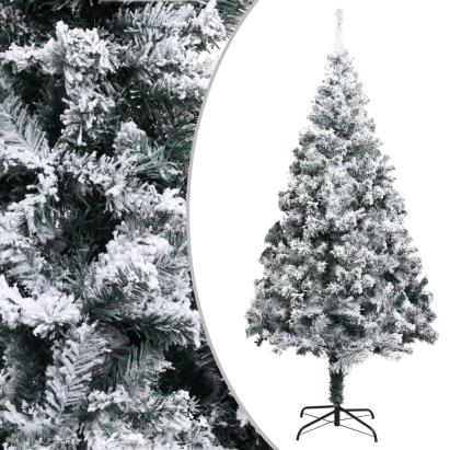 Pom de Crăciun artificial cu zăpadă, verde, 240 cm, PVC GartenMobel Dekor