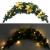 Arcadă de Crăciun cu lumini LED, verde, 90 cm, PVC GartenMobel Dekor