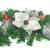 Arcadă de Crăciun cu lumini LED, verde, 90 cm, PVC GartenMobel Dekor