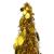 Pom de Crăciun artificial tip pop-up, auriu, 120 cm, PET GartenMobel Dekor