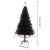 Pom de Crăciun artificial cu suport, negru, 150 cm, PVC GartenMobel Dekor