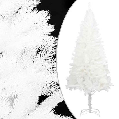 Brad de Crăciun artificial, ace cu aspect natural, alb, 210 cm GartenMobel Dekor