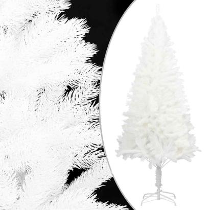Brad de Crăciun artificial, ace cu aspect natural, alb, 240 cm GartenMobel Dekor