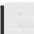 Cadru de pat cu lumini LED negru/alb 140x190 cm piele ecologică GartenMobel Dekor