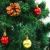 Brad de Crăciun artificial pre-iluminat cu globuri verde 210 cm GartenMobel Dekor
