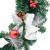 Coroniță de Crăciun cu becuri LED, verde, 60 cm, PVC GartenMobel Dekor