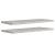 Rafturi perete suspendate 2 buc. gri beton 90x23,5x3,8 cm MDF GartenMobel Dekor