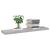 Rafturi perete suspendate 2 buc. gri beton 90x23,5x3,8 cm MDF GartenMobel Dekor