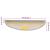 Covoraș scări autoadeziv aspect sisal 15 buc. platină 56x17x3cm GartenMobel Dekor