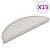Covoraș scări autoadeziv aspect sisal 15 buc. platină 56x17x3cm GartenMobel Dekor