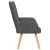Scaun de relaxare, gri închis, material textil GartenMobel Dekor