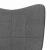 Scaun de relaxare, gri închis, material textil GartenMobel Dekor