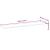 Raft suspendat, 160x30x2 cm, lemn masiv de acacia netratat GartenMobel Dekor