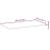 Raft suspendat, 60x40x2 cm, lemn masiv de acacia netratat GartenMobel Dekor
