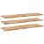 Rafturi suspendate 3 buc. 120x40x2cm lemn masiv acacia netratat GartenMobel Dekor
