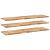 Rafturi suspendate 3 buc. 140x40x2cm lemn masiv acacia netratat GartenMobel Dekor