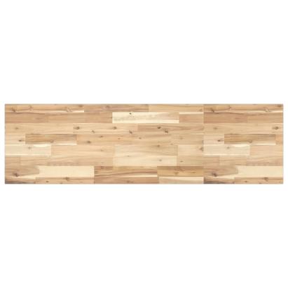 Blat de baie netratat, 120x40x2 cm, lemn masiv de acacia GartenMobel Dekor